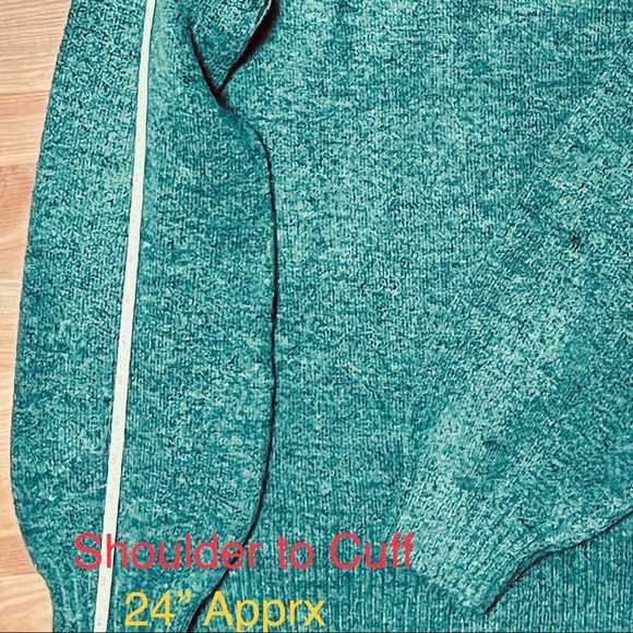 NWT | RW&Co. | Turtle Neck Sweaters | Turquoise Green - Picture 4 of 10